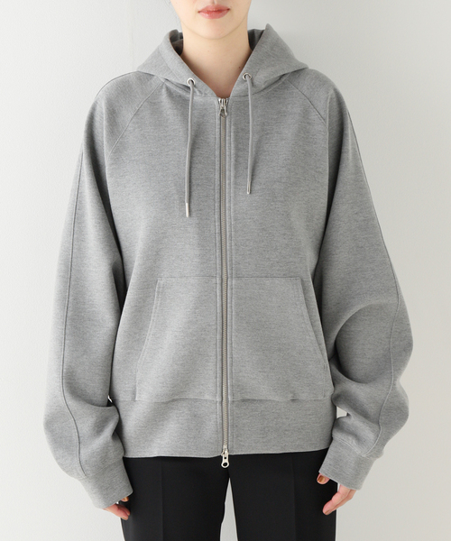 AP STUDIO（エーピーストゥディオ）の「Bonding minimal Parker（パーカー・レディース・チャコールグレー・FREE）」の7枚目の写真