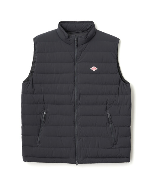 DANTON(ダントン)の「MEN'S STRETCH NYLON MIDDLE DOWN STAND COLLAR VEST(ダウンベスト・メンズ・チャコール/ブラック/グレイッシュベージュ/ブラウン/カーキ・XS/M/S/L/XL/XXL)」の6枚目の写真