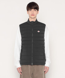 DANTON（ダントン）の「MEN'S STRETCH NYLON MIDDLE DOWN STAND COLLAR VEST（ダウンベスト・メンズ）」