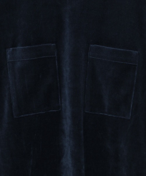 niko and...（ニコアンド）の「[MODE NORM CORE(モードノームコア)]ベロアミリタリモックネックプルオーバー（その他トップス・レディース・ネイビー/ライトグレー/ピンク・MEDIUM/LARGE）」の14枚目の写真