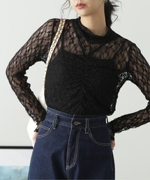 FREE'S MART | レースハイネックシアーインナー(Tシャツ/カットソー)