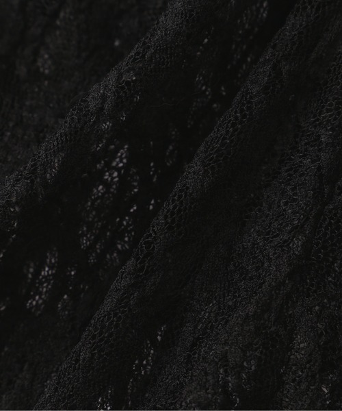 FREE'S MART(フリーズマート)の「レースハイネックシアーインナー(Tシャツ/カットソー・レディース・ブラック/オフホワイト・FREE)」の22枚目の写真