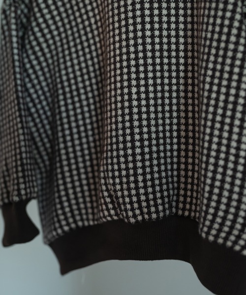 riziere（リジェール）の「ブロックチェックニットソートップス（ニット/セーター・キッズ・ブラック/ブラウン・90/100/110/120/130/140/150）」の17枚目の写真