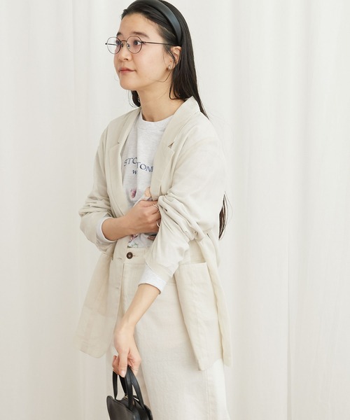 フィグロンドン through jacket スルージャケット ベージュ ブランド雑貨総合 フィグロンドン ベージュ スルージャケット