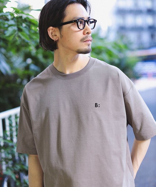 B:MING by BEAMS(ビーミングバイビームス)の「B:MING by BEAMS / ワンポイント ラッシュガード Tシャツ(Tシャツ/カットソー・メンズ・ブラウン系その他5/オフホワイト/ブラック・SMALL/MEDIUM/LARGE/X-LARGE)」の3枚目の写真