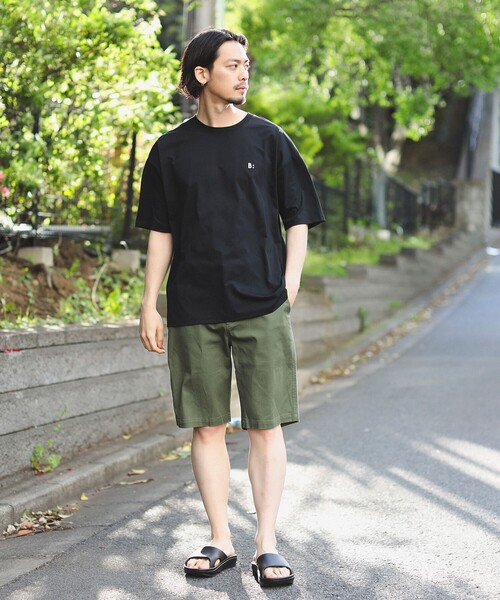 B:MING by BEAMS(ビーミングバイビームス)の「B:MING by BEAMS / ワンポイント ラッシュガード Tシャツ(Tシャツ/カットソー・メンズ・ブラウン系その他5/オフホワイト/ブラック・SMALL/MEDIUM/LARGE/X-LARGE)」の11枚目の写真