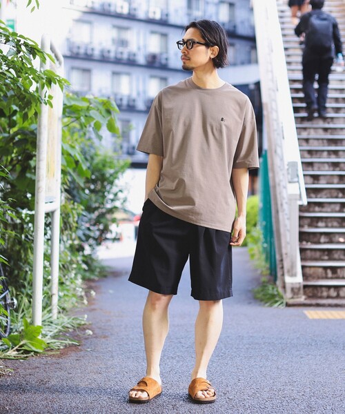B:MING by BEAMS(ビーミングバイビームス)の「B:MING by BEAMS / ワンポイント ラッシュガード Tシャツ(Tシャツ/カットソー・メンズ・ブラウン系その他5/オフホワイト/ブラック・SMALL/MEDIUM/LARGE/X-LARGE)」の22枚目の写真