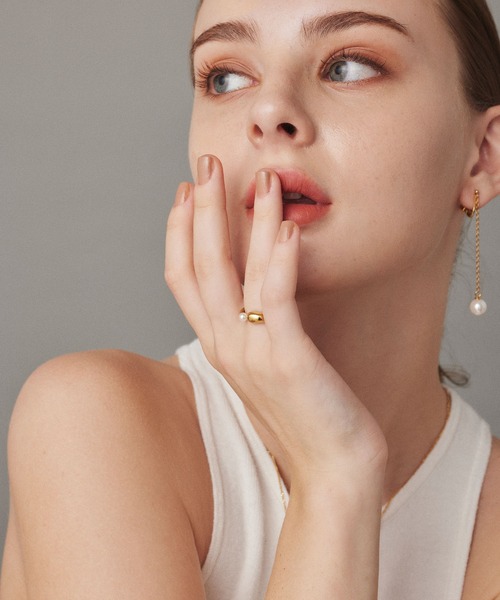 CENE（セネ）の「【CENE】セネ/スフィアパールリング（リング・レディース・ゴールド・#11/#9）」の3枚目の写真