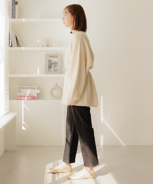 flower(フラワー)の「グリッターニットワンピース(ワンピース・レディース・グレー/アイボリー・FREE)」の11枚目の写真