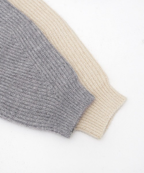 flower(フラワー)の「グリッターニットワンピース(ワンピース・レディース・グレー/アイボリー・FREE)」の15枚目の写真