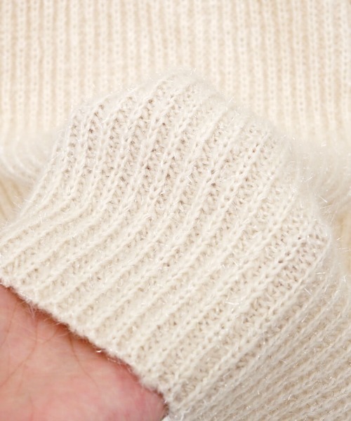 flower(フラワー)の「グリッターニットワンピース(ワンピース・レディース・グレー/アイボリー・FREE)」の20枚目の写真