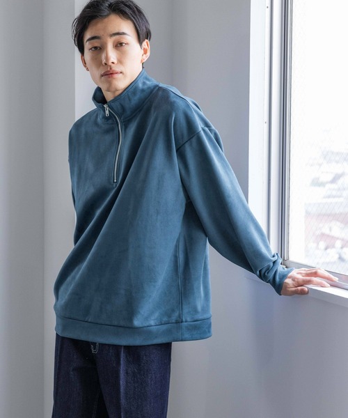 LOWRYS FARM（ローリーズファーム）の「カットスウェードハーフZIP