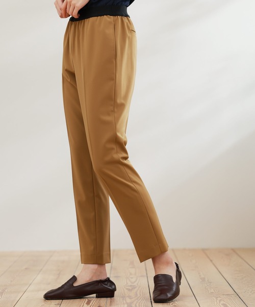 sankyo shokai(サンキョウショウカイ)の「テーパードパンツ ストレッチ 美脚 日本製(その他パンツ・レディース・グリーン/ブラック/ネイビー/カーキブラウン/キャメル・LL/L/M)」の16枚目の写真