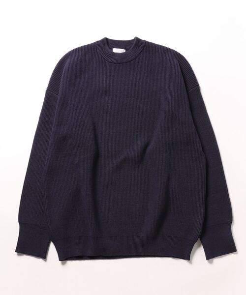 LOWRYS FARM(ローリーズファーム)の「UNISEXプルオーバー 980537(ニット/セーター・レディース・ネイビー/ピンク/グリーン/イエロー/ブルー・FREE)」の3枚目の写真