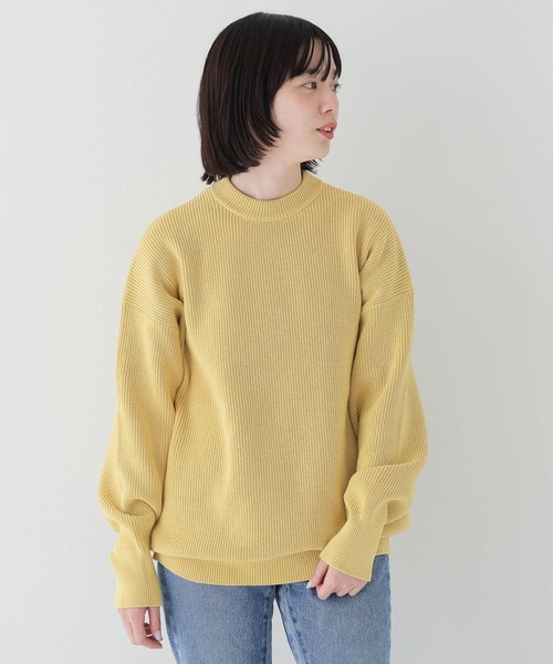 LOWRYS FARM(ローリーズファーム)の「UNISEXプルオーバー 980537(ニット/セーター・レディース・ネイビー/ピンク/グリーン/イエロー/ブルー・FREE)」の4枚目の写真