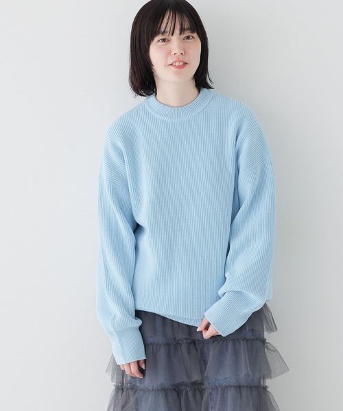 LOWRYS FARM(ローリーズファーム)の「UNISEXプルオーバー 980537(ニット/セーター・レディース・ネイビー/ピンク/グリーン/イエロー/ブルー・FREE)」の18枚目の写真