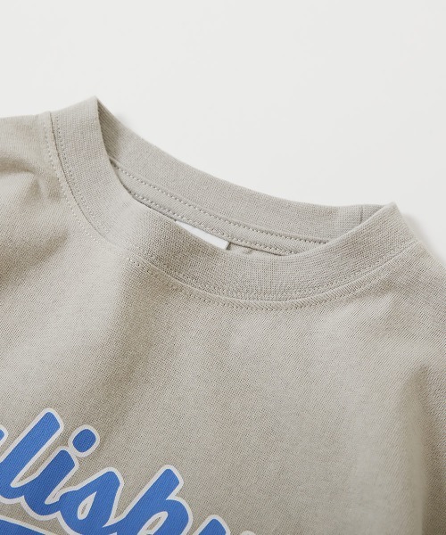 devirock（デビロック）の「デビラボ BIGシルエット プリント半袖Tシャツ（Tシャツ/カットソー・キッズ・ライトグレー/ホワイト系その他/ライトグレー系2/イエロー系3/パープル系5/バイオレット/グリーン系3/グレー系/オフホワイト/ライトグレー系1/ホワイト系その他2/グレイッシュブルー/ブラック系その他/ピンク系3/スミクロ/グリーン系その他・90cm/100cm/110cm/120cm/130cm/140cm/150cm/160cm）」の18枚目の写真