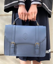 axes femme | 薔薇モチーフ型押しサッチェル(ショルダーバッグ)