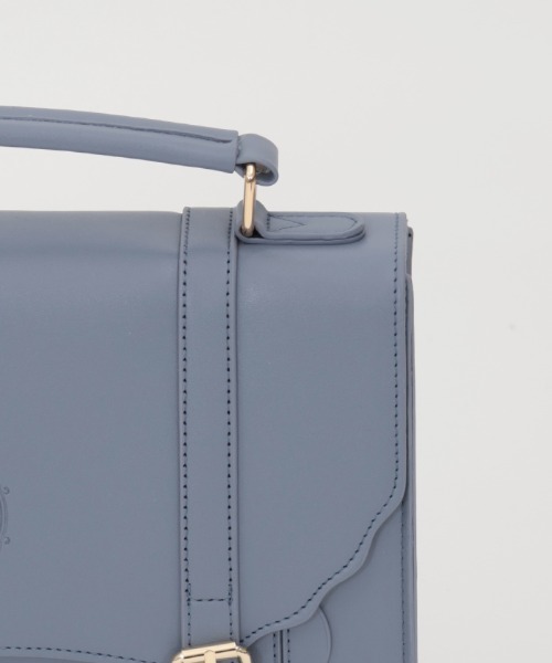 axes femme（アクシーズファム）の「薔薇モチーフ型押しサッチェル（ショルダーバッグ・レディース・ブラウン/ピンク/ブルー・FREE）」の13枚目の写真