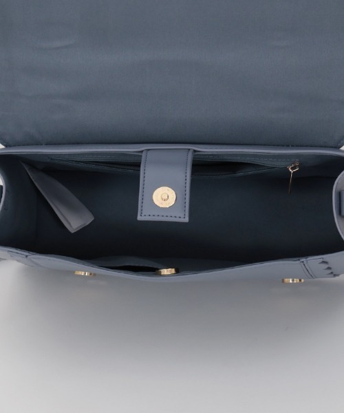 axes femme（アクシーズファム）の「薔薇モチーフ型押しサッチェル（ショルダーバッグ・レディース・ブラウン/ピンク/ブルー・FREE）」の8枚目の写真