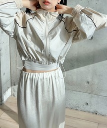 y/m by RIKA | タフタバイカラーブルゾン(ブルゾン)