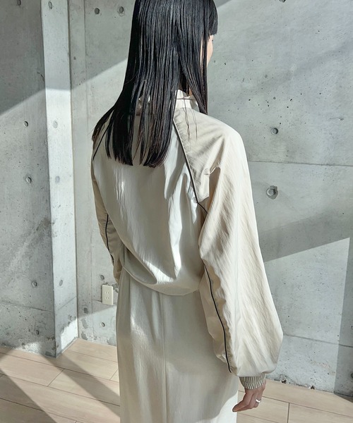 タフタバイカラーブルゾン（ブルゾン）｜y/m by RIKA（イムバイリカ）