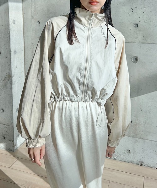 タフタバイカラーブルゾン（ブルゾン）｜y/m by RIKA（イムバイリカ）