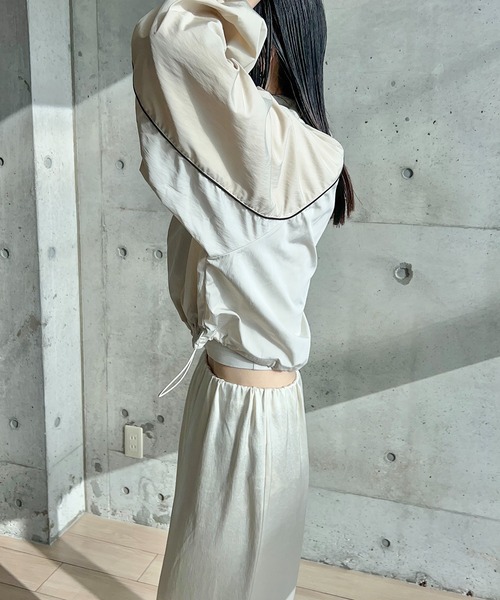 タフタバイカラーブルゾン（ブルゾン）｜y/m by RIKA（イムバイリカ）