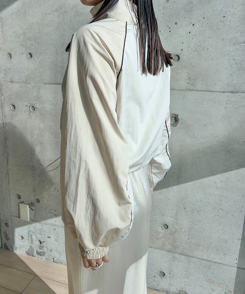 タフタバイカラーブルゾン（ブルゾン）｜y/m by RIKA（イムバイリカ）