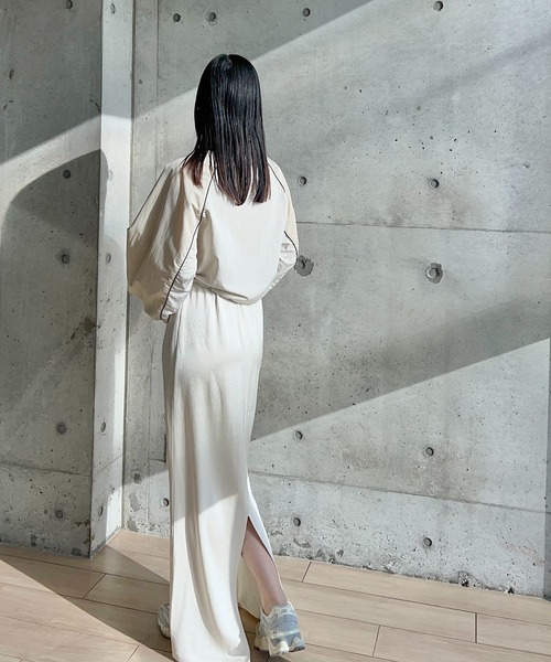 タフタバイカラーブルゾン（ブルゾン）｜y/m by RIKA（イムバイリカ）