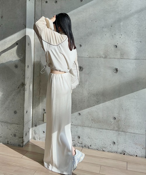 タフタバイカラーブルゾン（ブルゾン）｜y/m by RIKA（イムバイリカ）