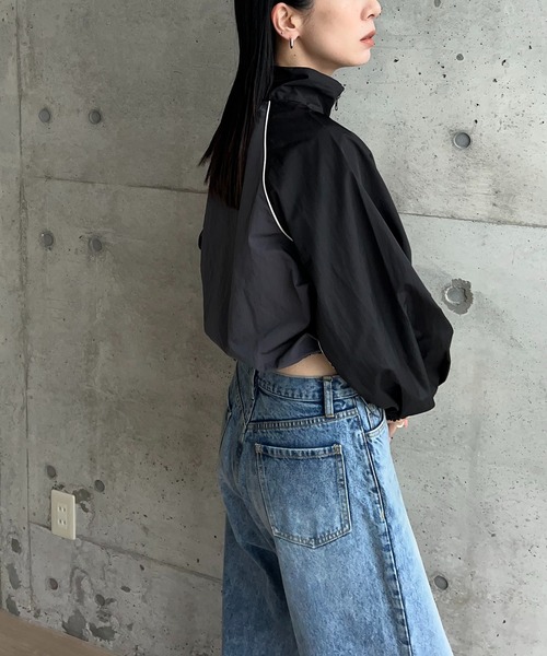 タフタバイカラーブルゾン（ブルゾン）｜y/m by RIKA（イムバイリカ）