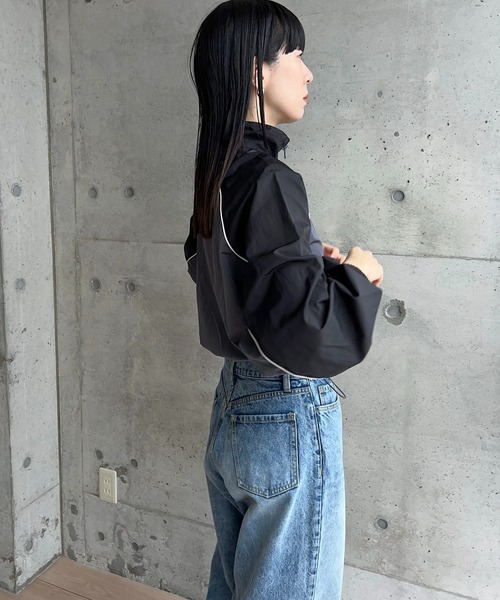 タフタバイカラーブルゾン（ブルゾン）｜y/m by RIKA（イムバイリカ）