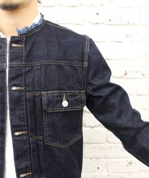 CIAOPANIC（チャオパニック）の「【Ciaopanic】　2NDタイプ　Ｇジャン（デニムジャケット・メンズ・インディゴブルー/サックスブルー・LARGE/MEDIUM）」の7枚目の写真