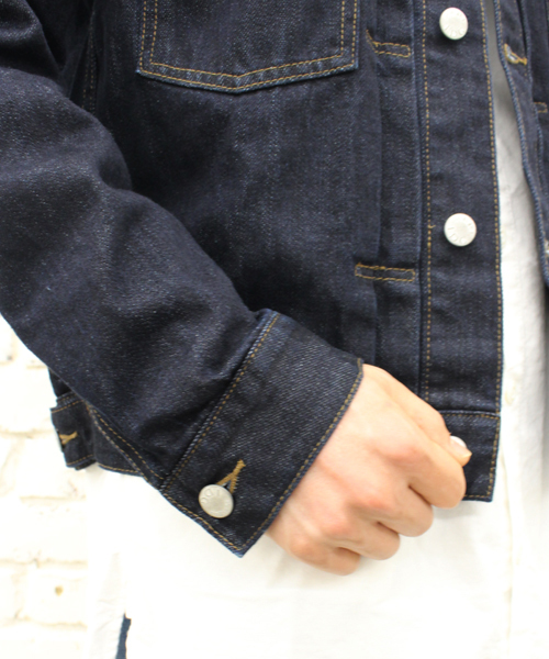 CIAOPANIC（チャオパニック）の「【Ciaopanic】　2NDタイプ　Ｇジャン（デニムジャケット・メンズ・インディゴブルー/サックスブルー・LARGE/MEDIUM）」の8枚目の写真