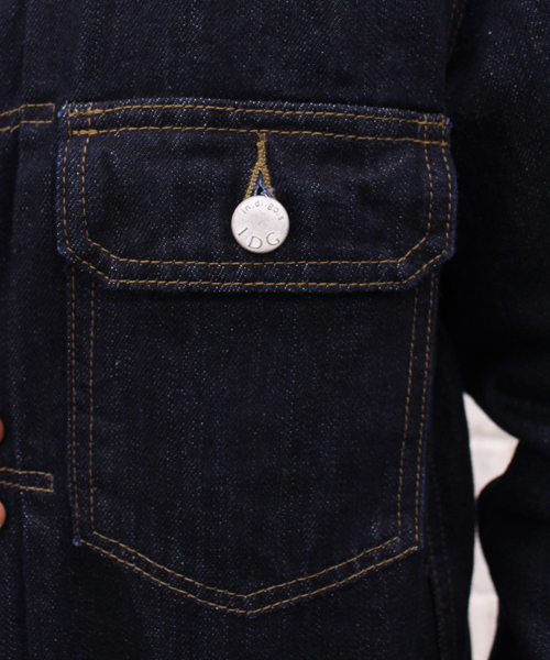 CIAOPANIC（チャオパニック）の「【Ciaopanic】　2NDタイプ　Ｇジャン（デニムジャケット・メンズ・インディゴブルー/サックスブルー・LARGE/MEDIUM）」の9枚目の写真