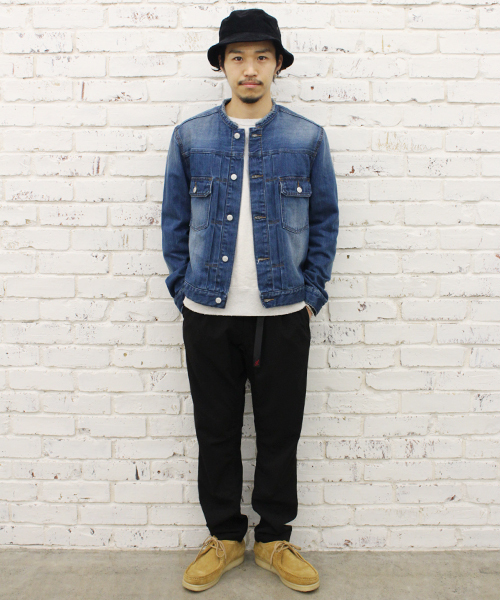 CIAOPANIC（チャオパニック）の「【Ciaopanic】　2NDタイプ　Ｇジャン（デニムジャケット・メンズ・インディゴブルー/サックスブルー・LARGE/MEDIUM）」の11枚目の写真