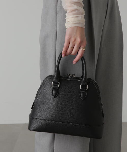 FREE'S MART（フリーズマート）の「◆ミドルショルダーバッグ（ショルダーバッグ・レディース・ホワイト/ブラウン/ブラック・ﾌﾘ-）」の4枚目の写真