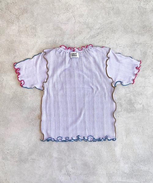 HOGAN RANCH WEAR(ホーガンランチウエア)の「メローリブハンソデカットソー(80~150cm)(Tシャツ/カットソー・キッズ・チャコール/ラベンダー/ライトグリーン・80/90/100/110/120/130/140/150)」の17枚目の写真