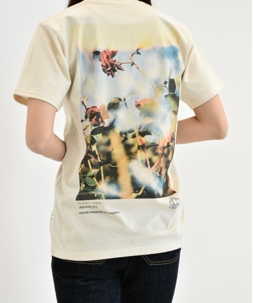 THEATRE PRODUCTS(シアタープロダクツ)の「限定展開【THEATRE PRODUCTS×Mariko Ohyaコラボ】Red Rose Tシャツ(Tシャツ/カットソー・レディース・アイボリー/ホワイト・FREE)」の11枚目の写真