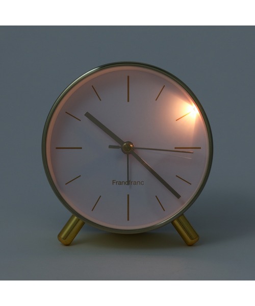 Francfranc（フランフラン）の「ゴールドフレーム テーブルクロック（置時計・レディース・ゴールド・FREE）」の6枚目の写真