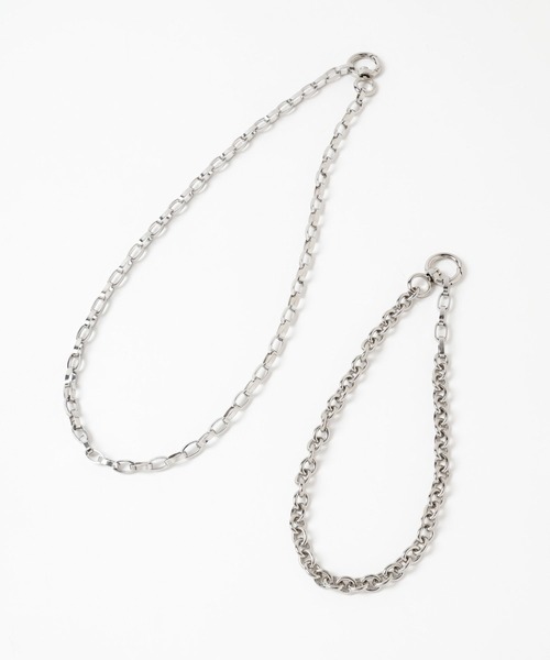 HARE（ハレ）の「マルチチェーンネックレス(HARE)（ネックレス・メンズ・シルバー・FREE）」の7枚目の写真