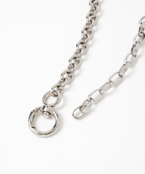HARE（ハレ）の「マルチチェーンネックレス(HARE)（ネックレス・メンズ・シルバー・FREE）」の2枚目の写真