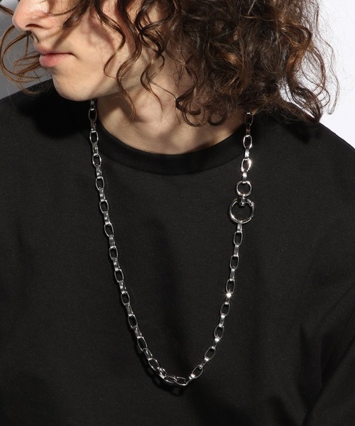 HARE（ハレ）の「マルチチェーンネックレス(HARE)（ネックレス・メンズ・シルバー・FREE）」の11枚目の写真