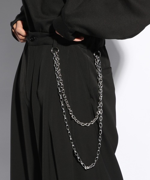 HARE（ハレ）の「マルチチェーンネックレス(HARE)（ネックレス・メンズ・シルバー・FREE）」の9枚目の写真