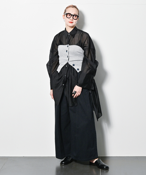 CITYSHOP（シティーショップ）の「ASYMMETRY CUTTING シャツ