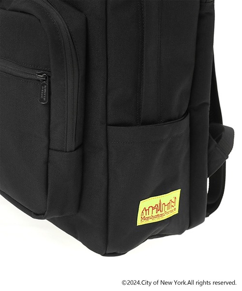 Manhattan Portage(マンハッタンポーテージ)の「Townsend Backpack Vinyl Lining NEW YORK CITY(バックパック/リュック・メンズ・ブラック・LARGE)」の7枚目の写真