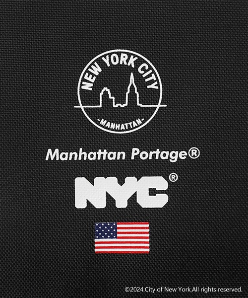 Manhattan Portage(マンハッタンポーテージ)の「Townsend Backpack Vinyl Lining NEW YORK CITY(バックパック/リュック・メンズ・ブラック・LARGE)」の12枚目の写真