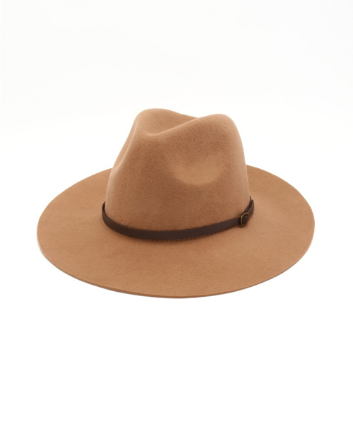 VENCEEXCHANGE（ヴァンスエクスチェンジ）の「フェルト中折れツバ広ハット（ハット・レディース・グレー/ベージュ/ブラック・FREE）」の3枚目の写真