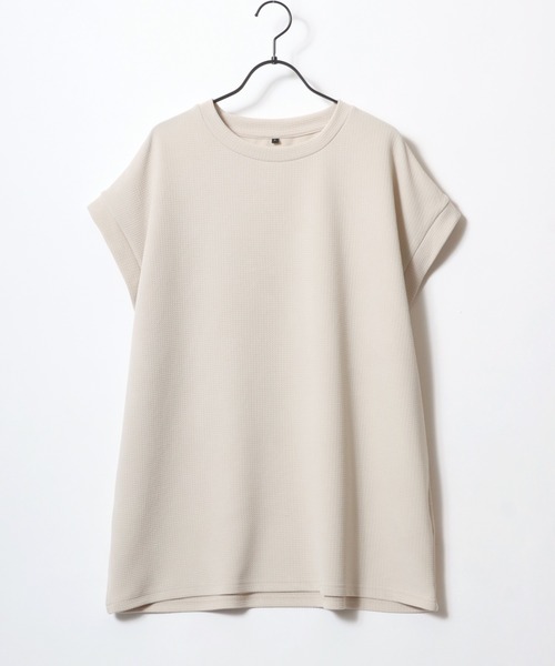 SITRY(シトリー)の「3WAY Cut Vest & Long Sleeve T-shirt/エンボスジャガードベスト & 長袖Tシャツ ロンT(ベスト・メンズ・グレイッシュベージュ/ブラック/ダークグレー・LL/L/M)」の8枚目の写真